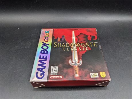 SHADOWGATE CLASSIC - CIB - VERY GOOD CONDITION - GAMEBOY COLOR