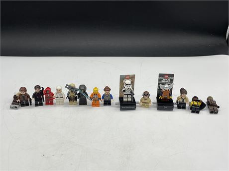 LOT OF RARE STAR WARS LEGO FIGURES