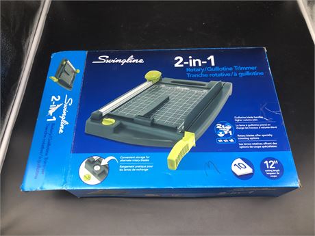 SWINGLINE 2 IN 1 ROTARY/GUILLOTINE TRIMMER