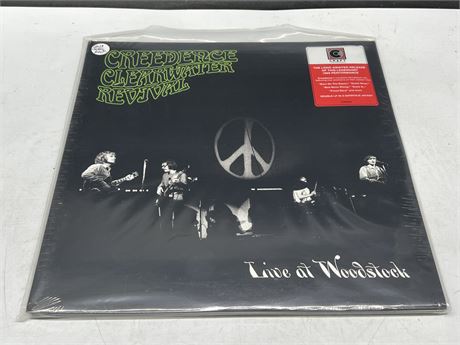 SEALED 2019 - CCR - LIVE AT WOODSTOCK 2LP