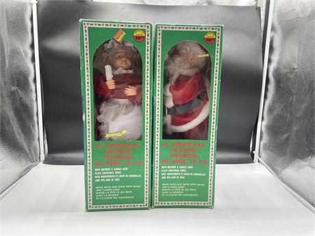 IN BOX MR & MRS CLAUSE 18”