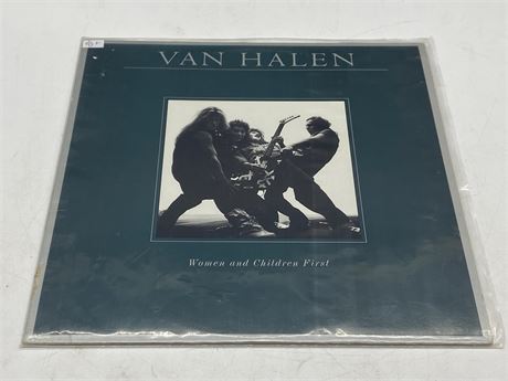 VAN HALEN - WOMEN AND CHILDREN FIRST - VG+