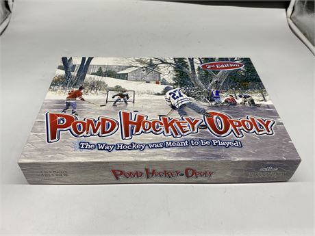 POND HOCKEY OPOLY 2ND EDITION FAMILY BOARD GAME (Complete)