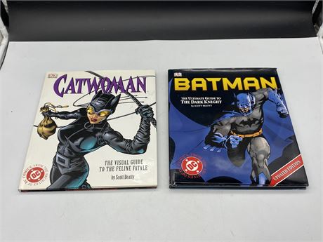 BATMAN & CATWOMEN HARD COVER BOOKS