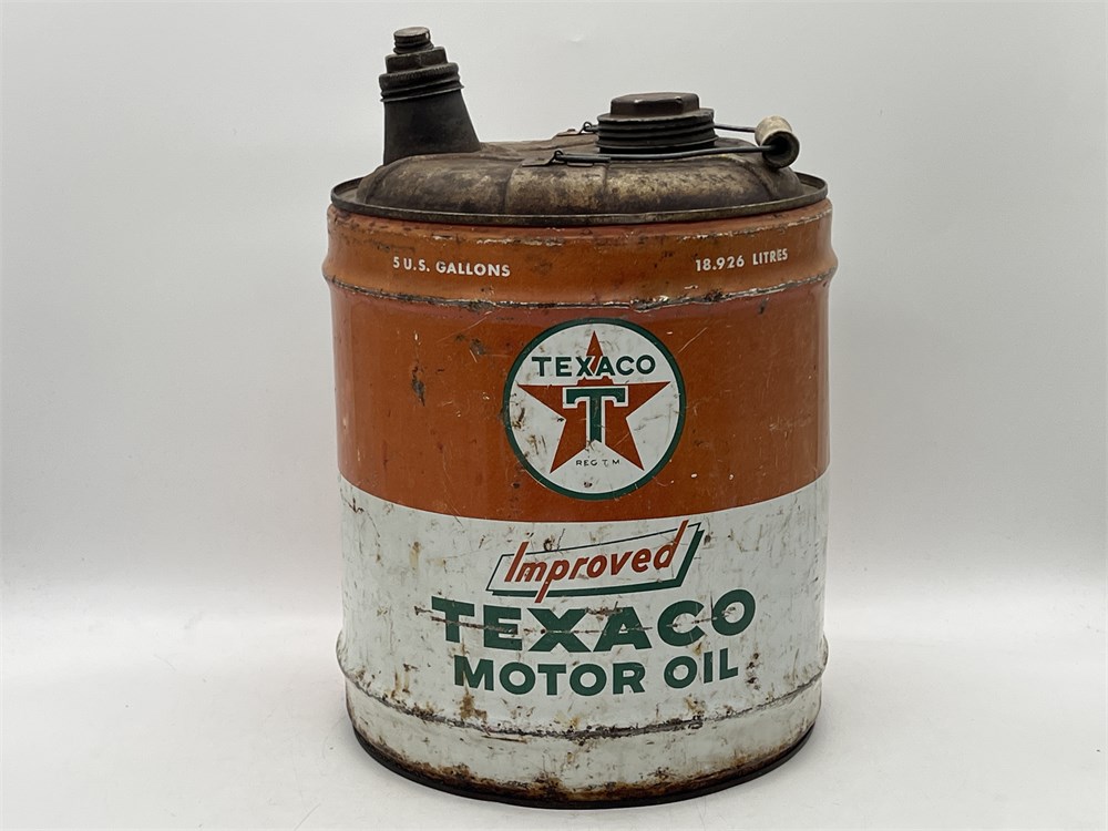 激レア　Texaco Valor Motor Oil 2ガロン缶 激レア Texaco Valor Motor Oil 2ガロン缶 Texaco Valor oil can