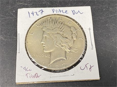 1927 USA SILVER DOLLAR