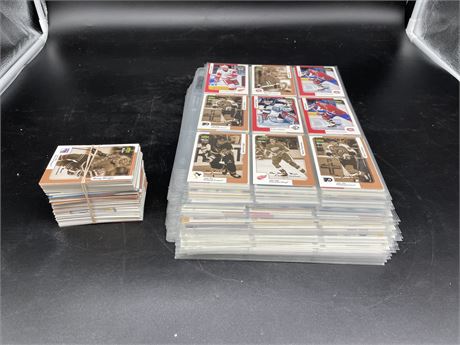 ~70 SHEETS / STACK OF MISC HOCKEY CARDS