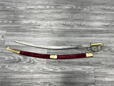 LARGE DECORATIVE SWORD - MADE IN INDIA - 3FT LONG