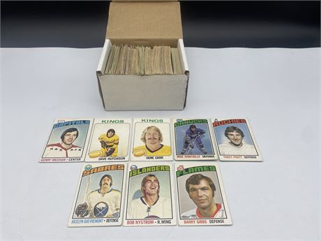 BOX OF MISC 1970’s HOCKEY CARDS