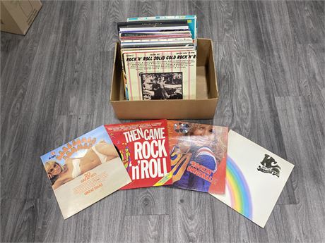 LOT OF MISC RECORDS - CONDITION VARIES