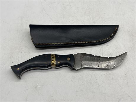 BESKAR STEEL KNIFE W/SHEATH (9.5”)