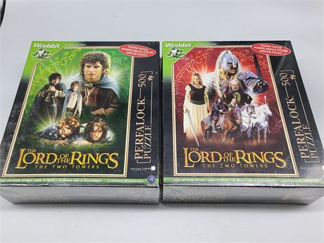 2 SEALED LORD OF THE RING PUZZLE WREBBIT