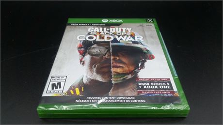 NEW - CALL OF DUTY COLD WAR - XBOX SERIES X / XBOX ONE