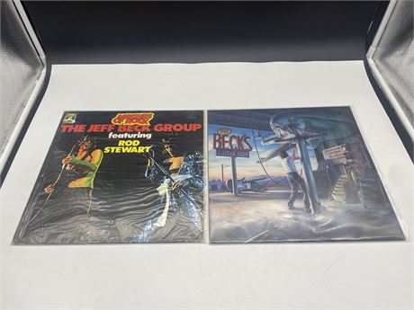 2 JEFF BECK RECORDS - (VG+)