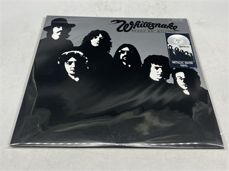 SEALED - WHITESNAKE - READY AN’ WILLING SILVER LP