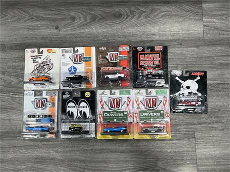 LOT OF NEW M2 DIE CAST CARS