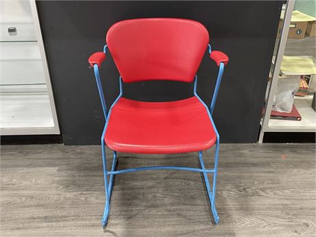 DESIGNER CHARLES O PERRY CHAIR (23”x18”x32”)