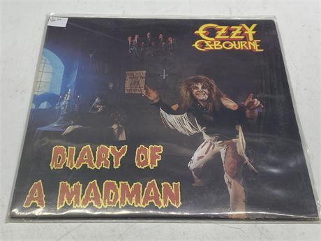 OZZY OSBOURNE - DIARY OF A MADMAN - VG+