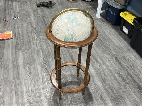 VINTAGE STANDING GLOBE (3ft tall)
