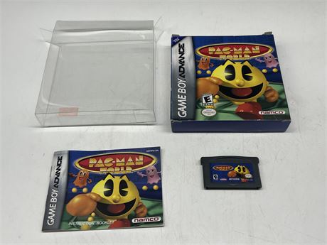 PAC-MAN WORLD - GAMEBOY ADVANCE COMPLETE W/BOX & MANUAL - EXCELLENT COND.