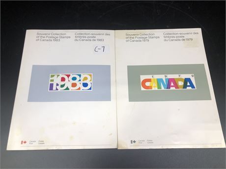 1979/1983 POSTAGE STAMPS OF CANADA BOOKS