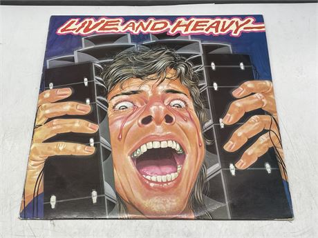 RARE UK PRESSING LIVE AND HEAVY - NEAR MINT (NM)