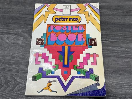 RARE 1970 PETER MAX POSTER BOOK