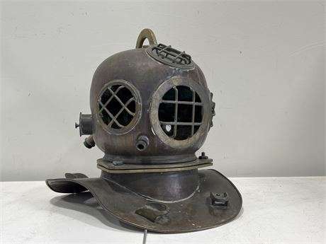 EARLY REPRODUCTION DIVER HELMET - 17” TALL