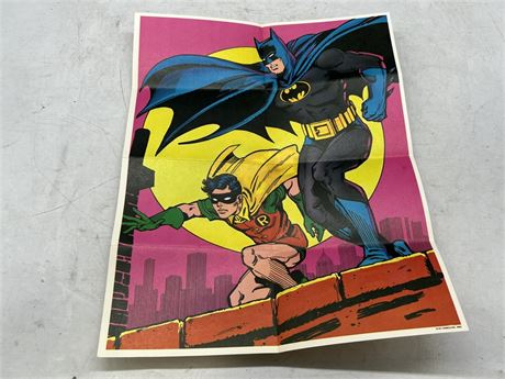ORIGINAL 1966 BATMAN DC COMICS POSTER (11”x14”)
