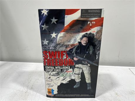 SWIFT FREEDOM AGENT SMITH ACTION FIGURE IN BOX