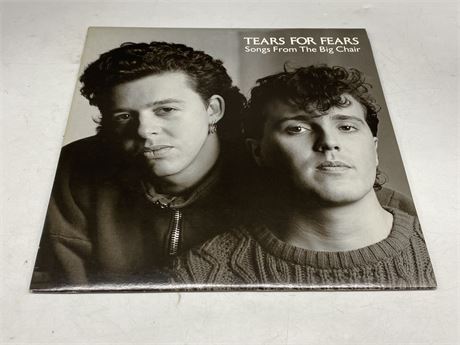 TEARS FOR FEARS - SONGS FROM THE BIG CHAIR - MINT (M)