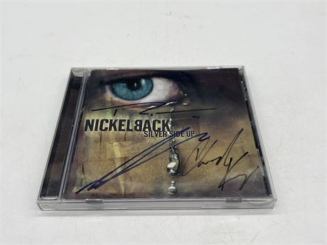 SIGNED NICKELBACK CD W/ CONCERT TICKETS - NO COA