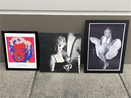 3 MARILYN MONROE PICTURES