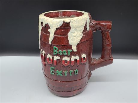 LARGE CORONA EXTRA BEER STEIN ADVERTISING (12"tall)