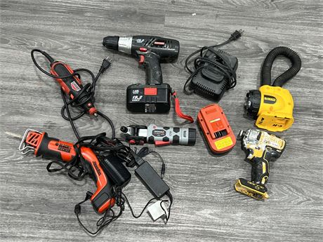 LOT OF MISC POWER TOOLS
