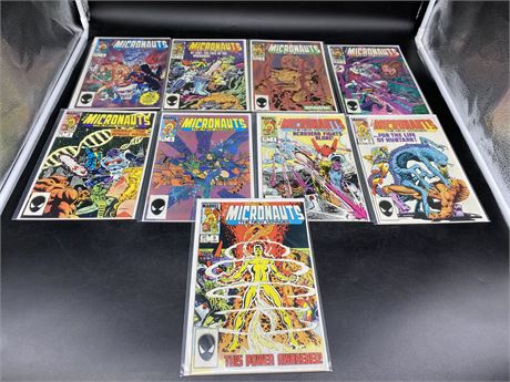 MICRONAUTS THE NEW VOYAGES #1-9
