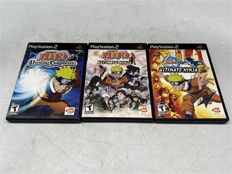 3 PS2 GAMES - EXCELLENT CONDITION