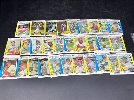 (30) 1982 MLB KMART CARDS