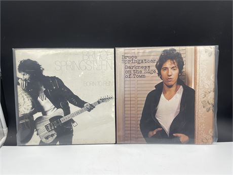 2 BRUCE SPRINGSTEEN RECORDS - EXCELLENT (E)