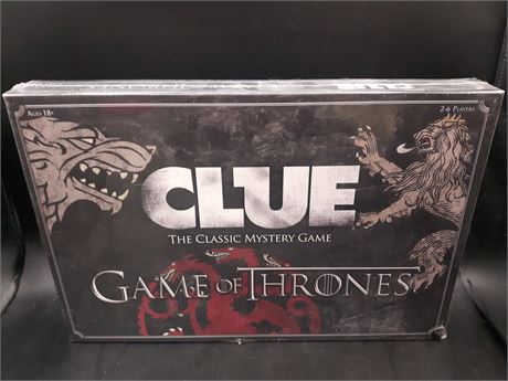 SEALED - GAME OF THRONES CLUE BOARD GAME