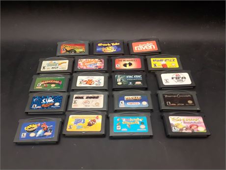 COLLECTION OF REPRODUCTION / IMPORT GAMEBOY ADVANCE GAMES