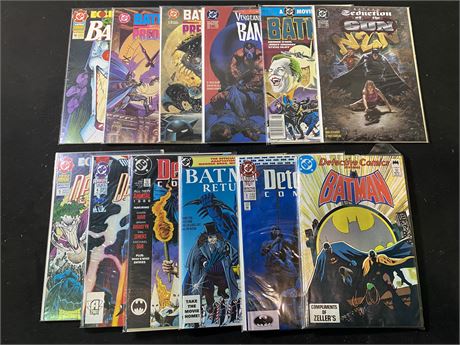 15 BATMAN COMICS