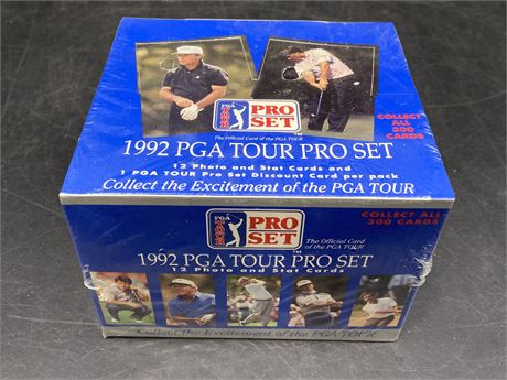 FACTORY SEALED 1992 PGA TOUR GOLF WAX PAX