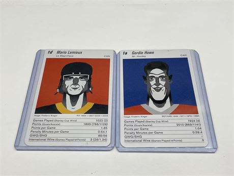 SWEDISH NHL GAME CARDS
