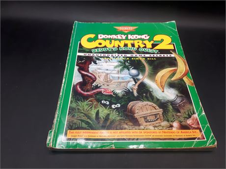 DONKEY KONG COUNTRY 2 GUIDE BOOK
