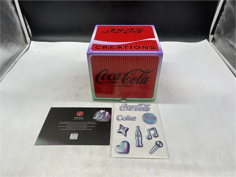 COKE K- WAVE BOX OF 4 W/ STICKERS