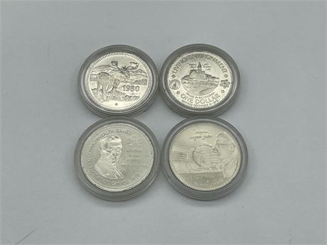 4 COLLECTABLE CANADIAN DOLLARS
