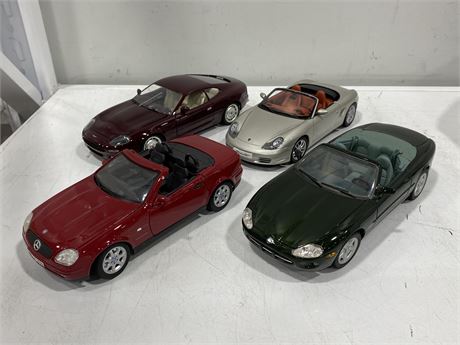 (4) 1:18 SCALE DIECAST CARS