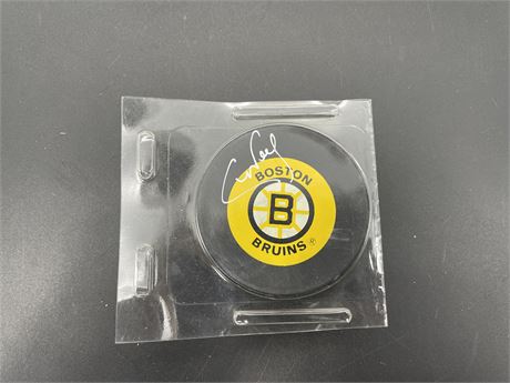 CAM NEELY OFFICIAL GAME SIGNED PUCK