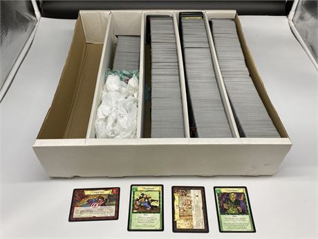 LARGE BOX OF HARRY POTTER COLLECTOR CARDS